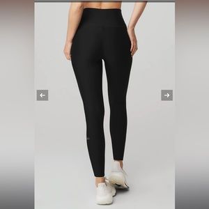 Alo Yoga 7/8 High-Waist Airlift Legging in Black, Size Medium